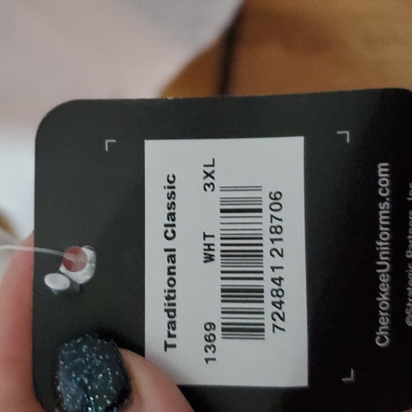 Cherokee Professionals Women Scrubs Lab Coats 32" Snap Front 1369 - Picture 7 of 8